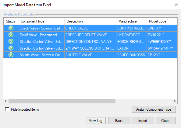 Import Model Data