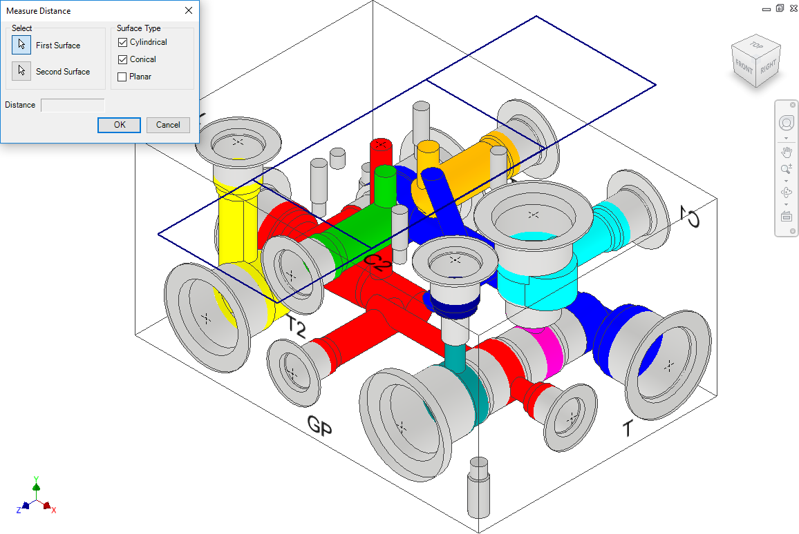 altium measure distance