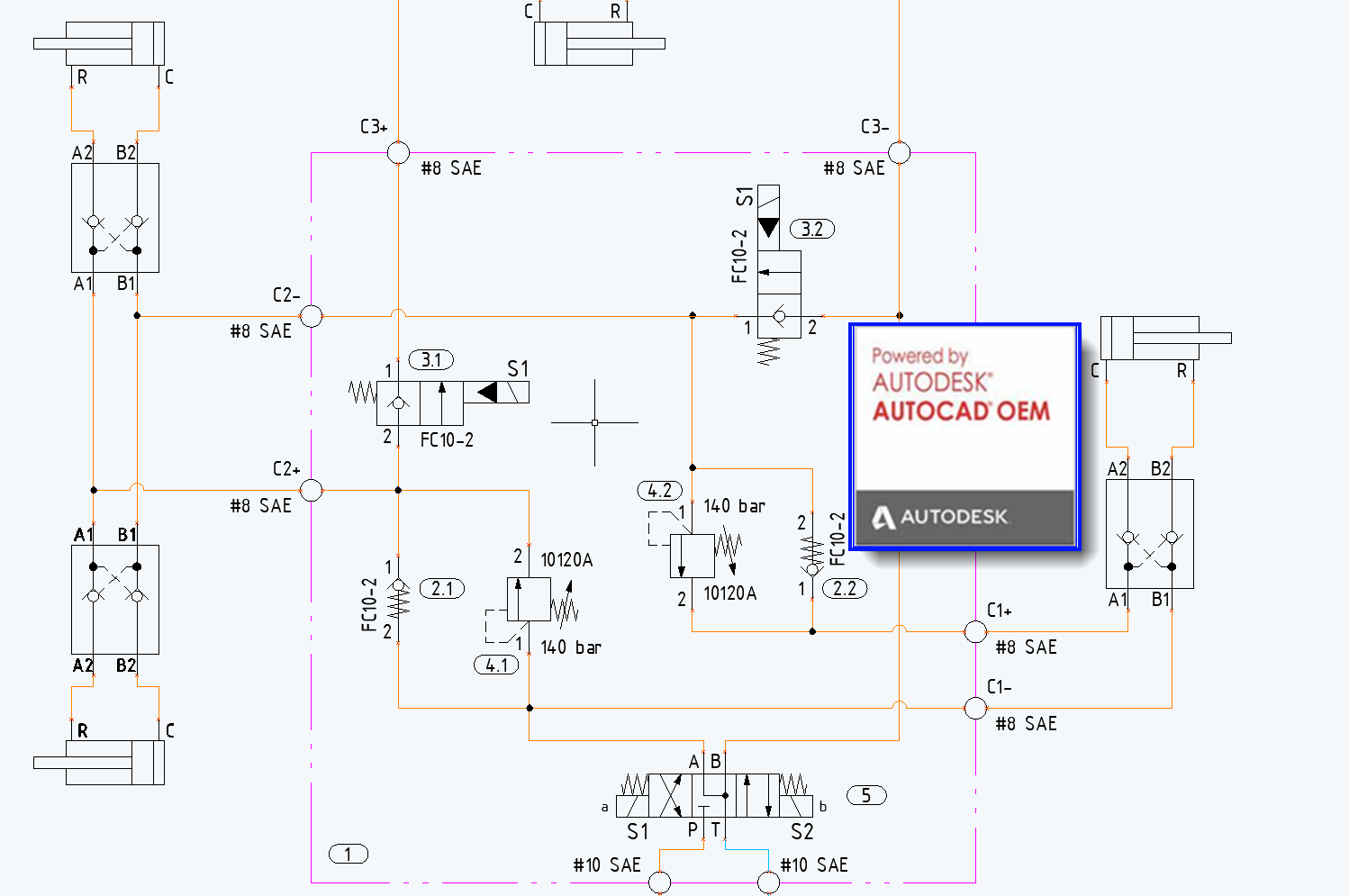 HyDraw CAD Powered by Autodesk AutoCAD OEM