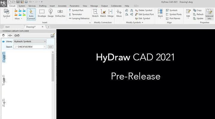 HyDraw CAD 2021 Pre-Release