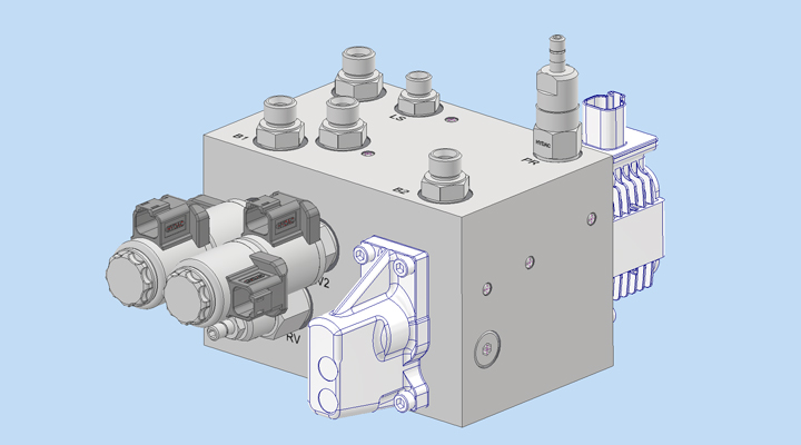 Manifold Design with a Directional Valve Spool