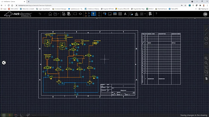 How to easily design a hydraulic circuit on the cloud using NetSkeme